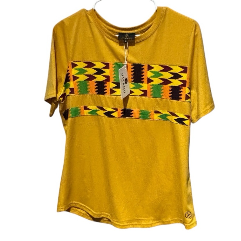 NWT D’IYANU African Print Shirt